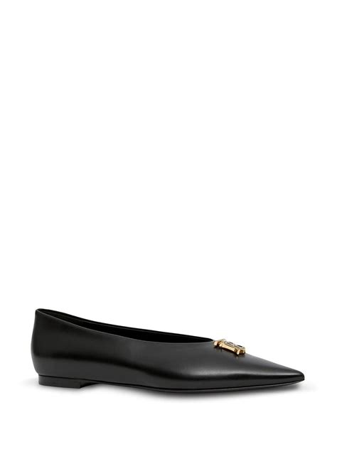 burberry pointed toe flats|Burberry tb logo shoes.